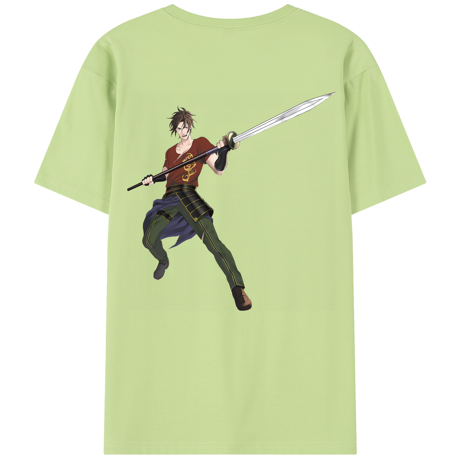 （画像用） 刀剣乱舞 Touken Ranbu 綿100％半袖Tシャツ（背面プリント）